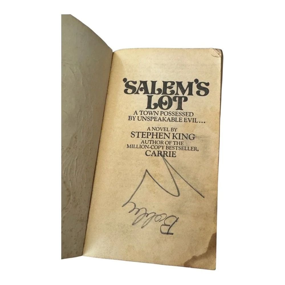 Stephen King 'Salem's Lot‎ 1976 First Signet Printing Paperback Horror READ
